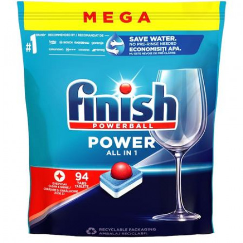 Finish Mosogatógéptabletta 94db Power All in One