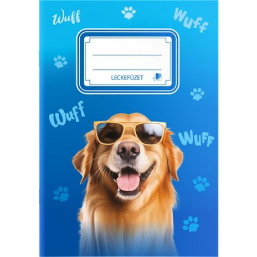 Ico Füzet tűzött A5 lecke 34lap Süni kutyás