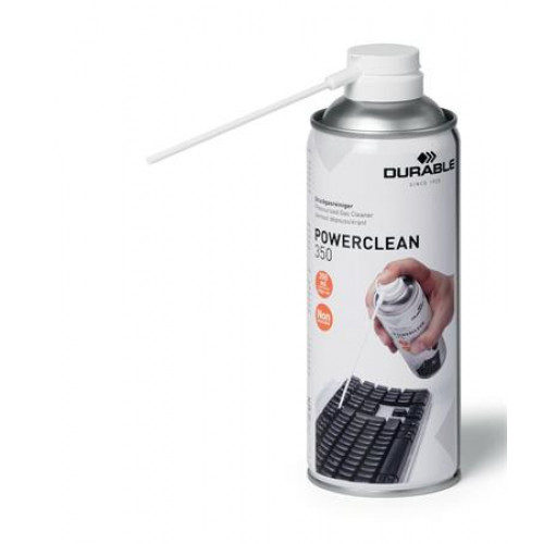 Durable Sűrített levegős porpisztoly nem gyúlékony 350ml POWERCLEAN 350