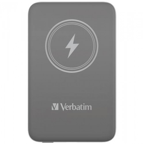 Verbatim Hordozható akkumulátor vezeték nélküli töltés 10000mAh MCP-10 szürke
