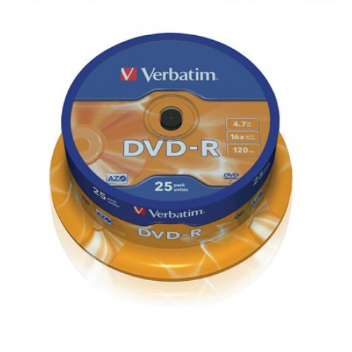 Verbatim DVD-R lemez AZO 4,7GB 16x hengeren