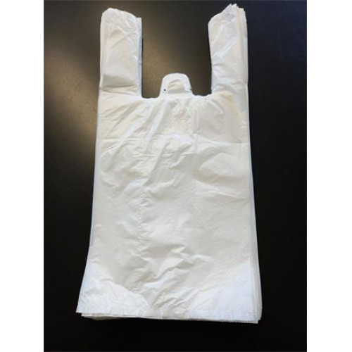 Ingvállas tasak fehér 19x8x39cm