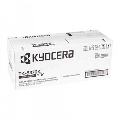 Kyocera TK5370K Lézertoner ECOSYS MA3500cifx MA3500cix nyomtatókhoz fekete 7K