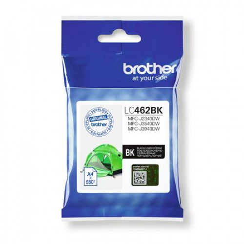 Brother LC462BK Tintapatron MFC-J3540 nyomtatóhoz fekete 550 oldal