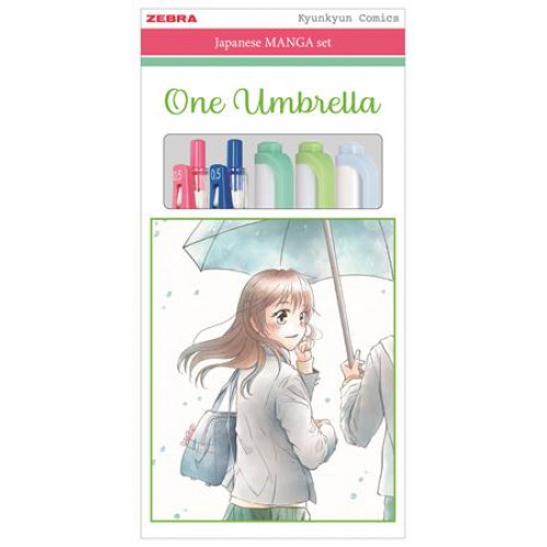 Zebra Írószer készlet Manga Set One Umbrella 5 darabos