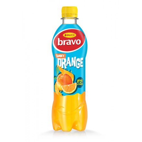 Rauch Gyümölcsital 10 0,5l Bravo narancs DRS