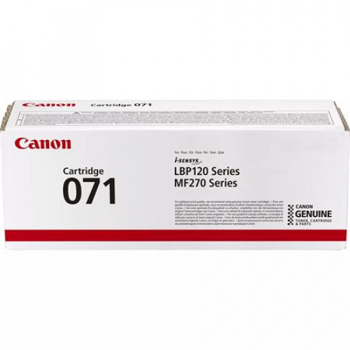 Canon CRG-071 Lézertoner i-Sensys LBP122dw MF272dw nyomtatókhoz fekete 1,2K