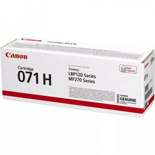 Canon CRG-071H Lézertoner i-Sensys LBP122dw MF272dw nyomtatókhoz fekete 2,5K
