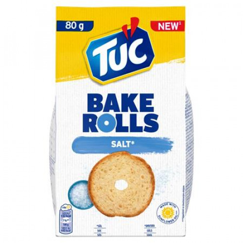 Tuc Pirított kenyérkarika 80g Bake Rolls sós