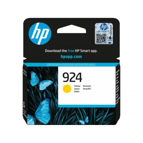 HP 4K0U5NE Tintapatron Officejet Pro 8120e 8130e nyomtatókhoz 924 sárga 400 oldal