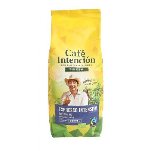 Café Intención Kávé pörkölt szemes 1000g Professional Espresso Intensivo Especial BIO