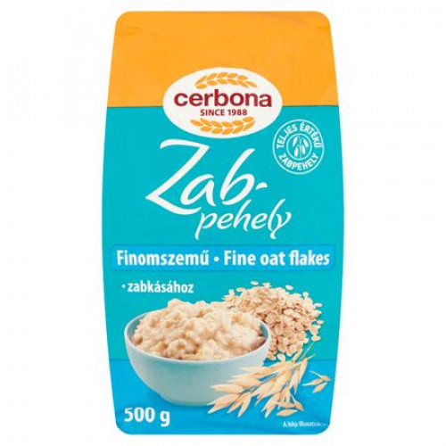 Cerbona Zabpehely 500g finomszemű