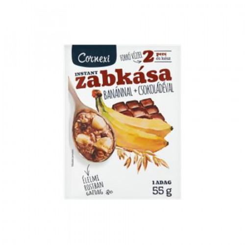 Cornexi Zabkása 55g banán-csoki