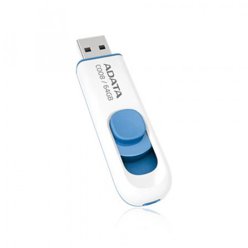 Adata Pendrive 64GB USB 2.0 C008 fehér