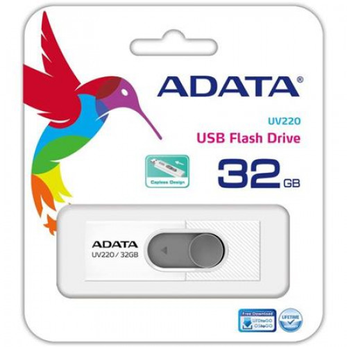 Adata Pendrive 32GB USB 2.0 UV220 fehér