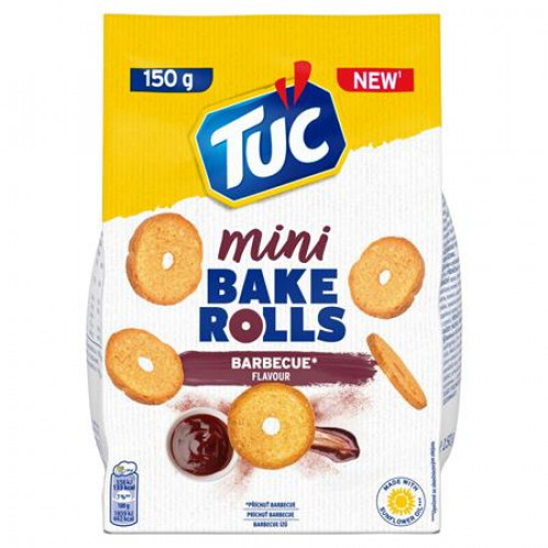 Tuc Pirított kenyérkarika 150g Mini Bake Rolls barbecue