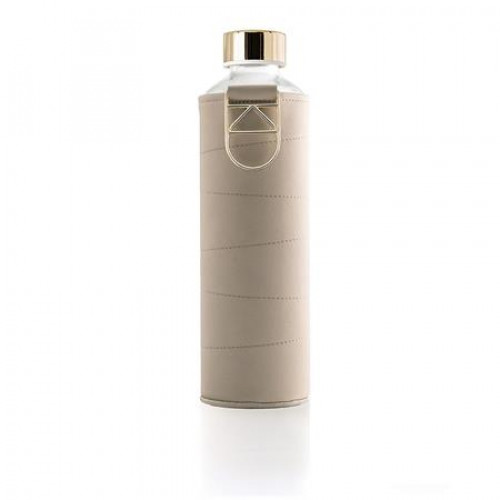 Equa Kulacs 750ml üveg Mismatch Bézs
