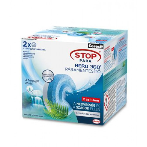 Henkel Páramentesítő utántöltő tabletta Stop Pára Aero frissítő vízesés
