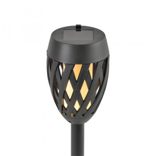 Home Kerti fáklya napelemes fekete