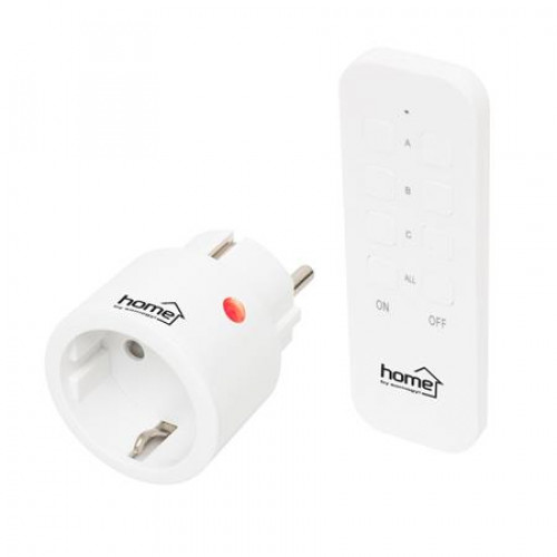 Home Dugalj szett 1 aljzat távirányítóval 2300w fehér