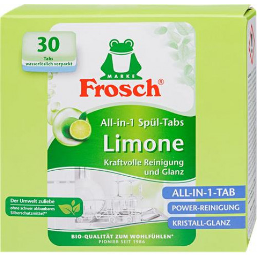 Frosch Mosogatógép tabletta 30db zöldcitrom