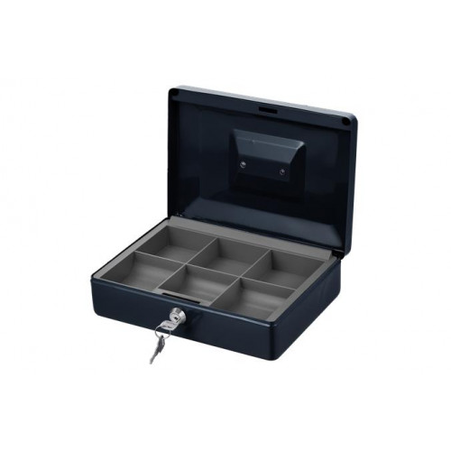 Q-Connect Pénzkazetta 250x180X90mm fekete