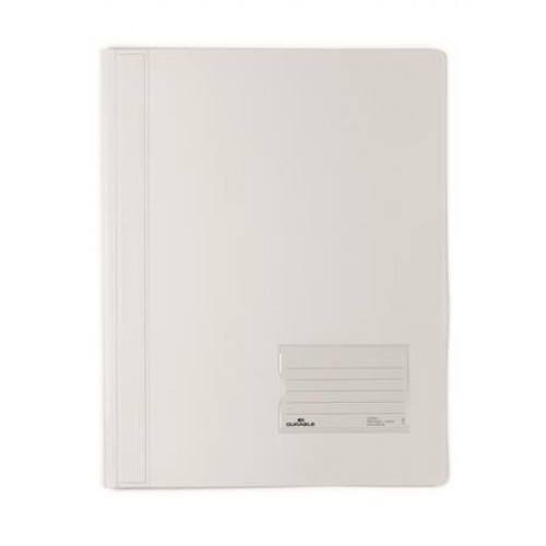 Durable Gyorsfűző A4 extra erős DURALUX áttetsző fehér