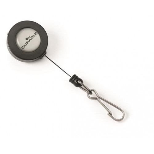 Durable Azonosítókártya-tartó kihúzható karabineres