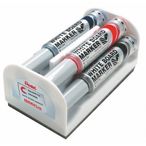 Pentel Táblamarker készlet 6mm kúpos hegy Maxiflo 4 különböző szín