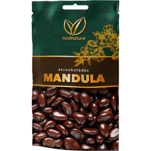 Real Nature Mandula 75g étcsokoládés