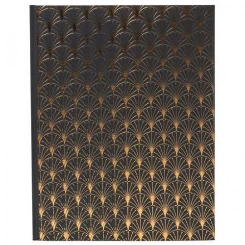 Exacompta Vendégkönyv 27x22cm 50lap Neo Deco fekete