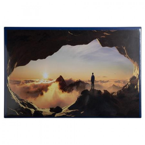 Exacompta Könyökalátét PVC 375x575mm KreaCover kék