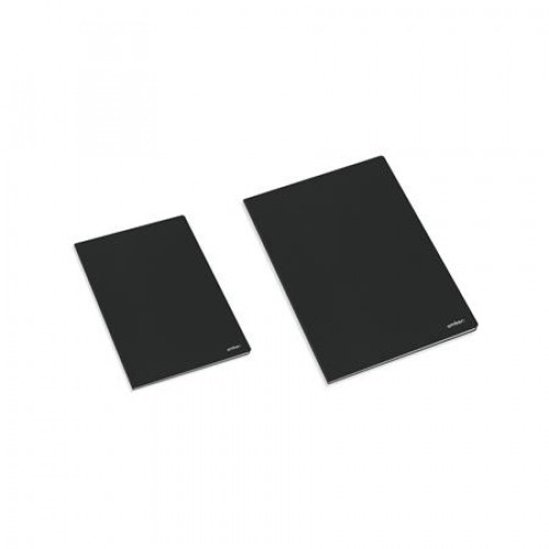 Ambar Füzet tűzött A5 kockás 80lap Classic fekete