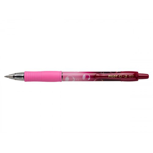 Pilot Zseléstoll 0,32mm nyomógombos G-2 Pink Bubble kék