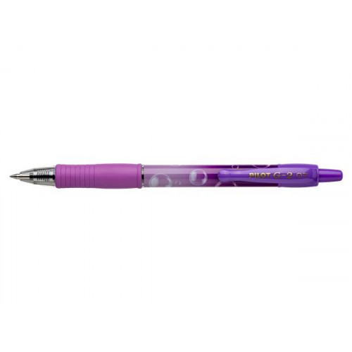 Pilot Zseléstoll 0,32mm nyomógombos G-2 Purple Bubble kék