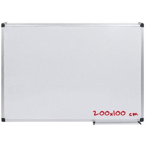 Official Fehértábla mágneses 100x200cm alumínium keret