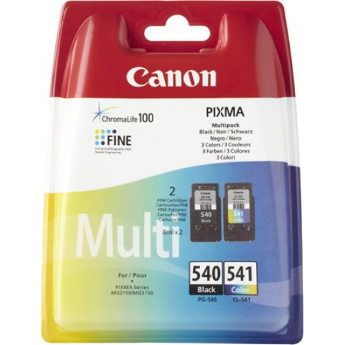Canon CL-541/PG-540 Tintapatron multipack Pixma MG2150 3150 nyomtatókhoz b+c 2x8ml + GP501 (50ív 10x15) papír