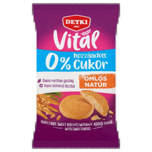 Detki Keksz 180g Cukormentes édes omlós Vital