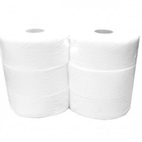 Toalettpapír 2 rétegű 26cm hófehér 100 cellulóz Millena 6db