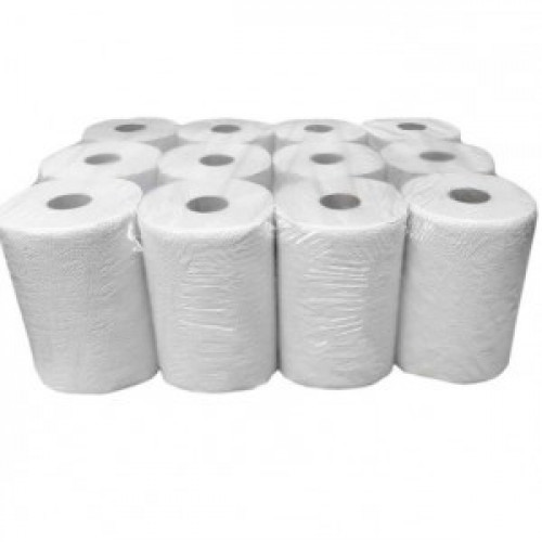 Kéztörlő tekercses 2 rétegű 14cm Millena törtfehér