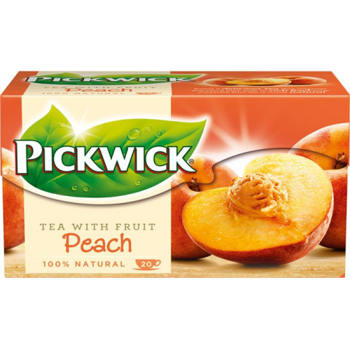 Pickwick Fekete tea 20x1,5g őszibarack