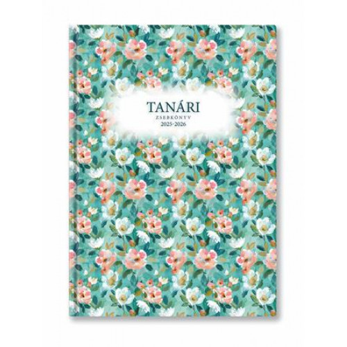 Toptimer Tanári zsebkönyv 2025/2026 tanév A5 heti Akvarell