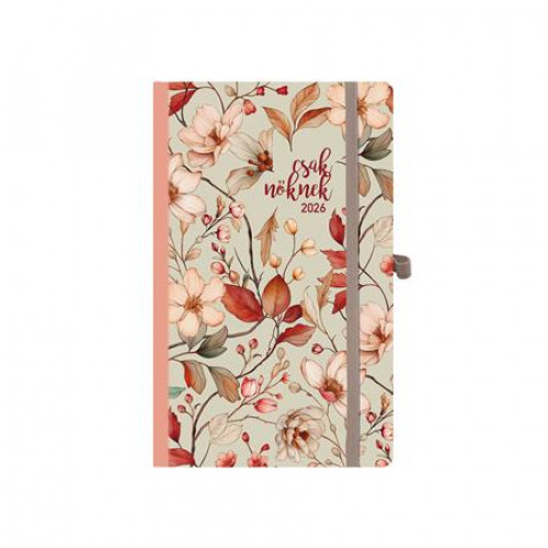 Toptimer Naptár tervező A5 heti Csak Nőknek vintage (2026)