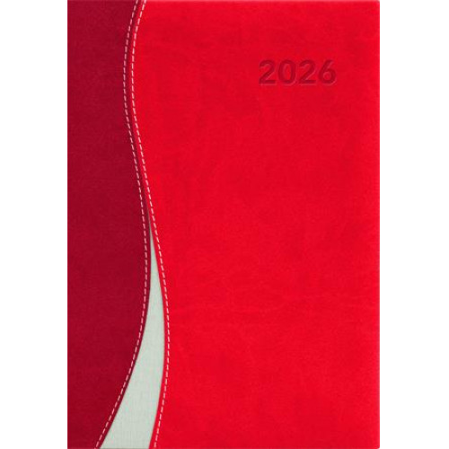 Dayliner Naptár tervező A5 heti Dubai piros-piros (2026)