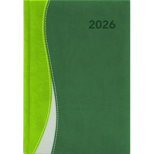 Dayliner Naptár tervező A5 heti Dubai zöld-zöld (2026)
