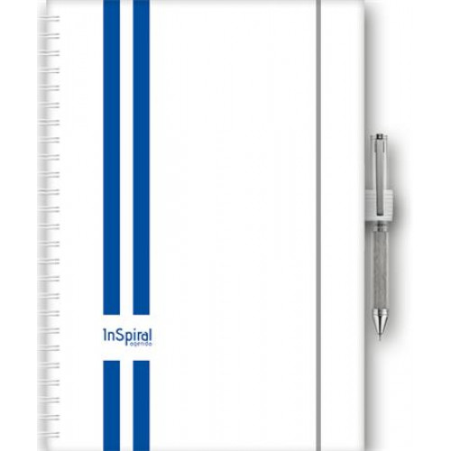 Dayliner Naptár tervező A5 heti InSpiral GT fehér-kék (2026)
