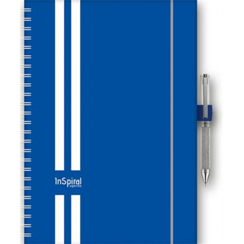 Dayliner Naptár tervező A5 heti InSpiral GT kék-fehér (2026)