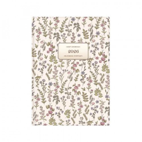 Toptimer Naptár tervező B5 heti Joy kis virág (2026)