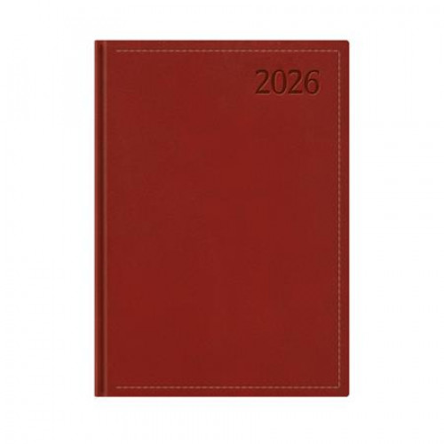 Toptimer Naptár tervező B5 heti Traditional bordó (2026)