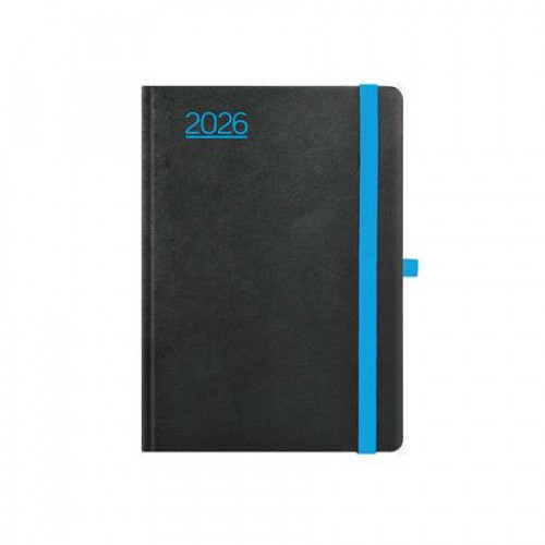 Toptimer Naptár tervező B6 heti Nero fekete-kék (2026)